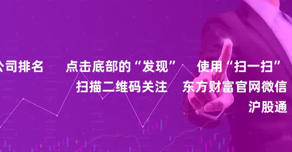 杭州股票公司排名 点击底部的“发现” 使用“扫一扫” 即可将网页分享至朋友圈 扫描二维码关注 东方财富官网微信 沪股通 深股通